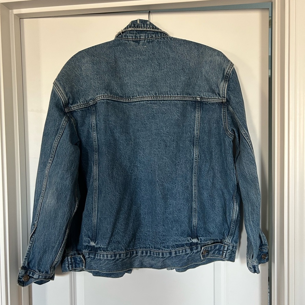 We The Free Jolene Trucker Denim Jacket, SZ L - Picture 4 of 4
